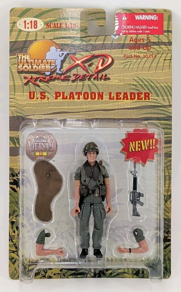 NEW 21st Century Toys Ultimate Soldier XD Vietnam U.S. Platoon Leader 1:18 Scale
