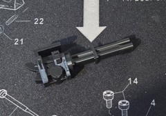 3D Printed Transformers G1 Whirl Shell Cannon Black PLA +