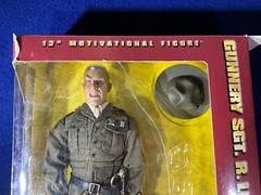P13-66 GUNNERY SGT. R. LEE ERMEY TALKING ACTION FIGURE – AUTOGRAPHED / JSA CERT.