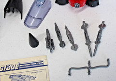 1986 GI Joe Cobra Stellar Stiletto W/Star Viper figure Complete Vintage