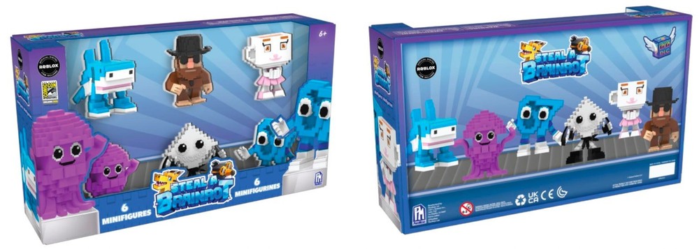 SDCC 2026 EXCLUSIVE Steal & Brainrot 6 pc Figure Set with DLC Code*PRESALE*