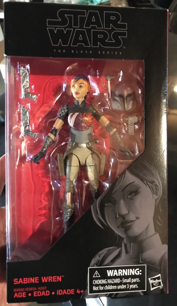 Star Wars Black Series 6″ Sabine Wren Rebel Alliance Mandalorian Warrior Rebels