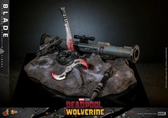 IN HAND – 1/6 HOT TOYS BLADE -Deadpool & Wolverine – MMS791B EXCLUSIVE VERSION!!