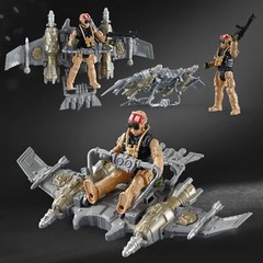 US Army Men Action Figures Play Set,Toy Soldiers with Military Weapons Access…