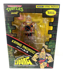 Super7 TMNT Krang Android Super Cyborg Action Figure Clear Articulated 2024 New