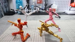 Assembly Completed T13 Action Figure, Titan 13 3D Printed Action Figure, 3D P…