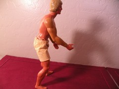 Mattel Big Jeff Action Figure 1971 Tan Trunks Karate Chop Hong Kong