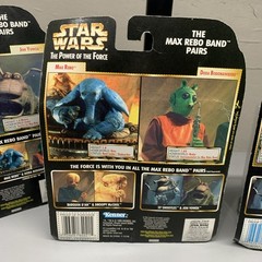 Free Shipping==Star War =Max Rebo Band Pairs + Set of 3 = POTF = NEW & SEALED