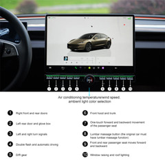 Tesla Model 3, Y Center Console Physical Control Button Multiple Functions, 2020