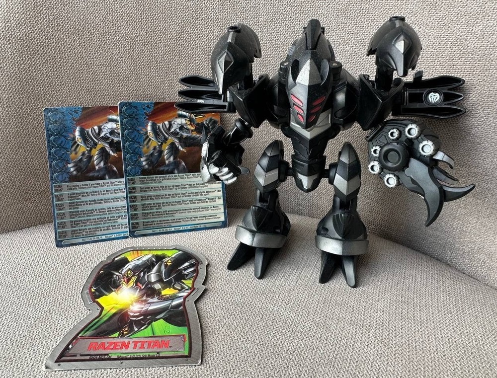 ULTRA RARE Darkus Mechtogan Razen Titan 🔸250G Bakugan