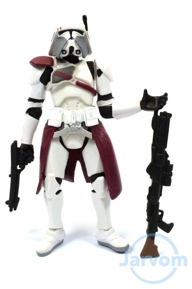 Star Wars 3.75″ ROTS Revenge of the Sith #49 Clone Commander Bacara Complete