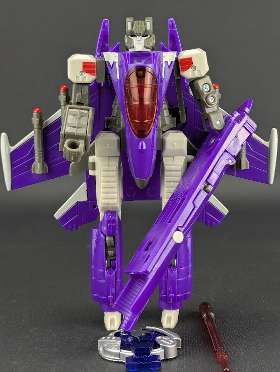 Transformers Cybertron Skywarp complete Hasbro Deluxe Class Earth Planet