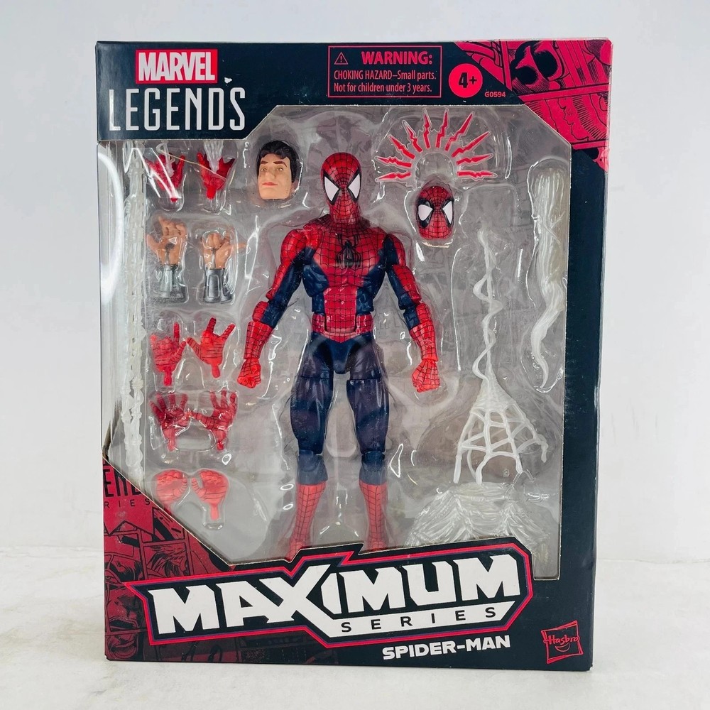 Marvel Legends Spider-Man Maximum Series w/Spider Web 5.5″ Action Figure Toy