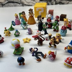 Lot of Super Mario Bros Figurines donkey kong Princess Peach Luigi 30+ Pcs