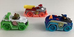 Paw Patrol True Metal Neon Rescue Vehicle Diecast Tracker Marshall Chase Lot
