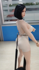 1/6 Female Seamless Body Large Bust Pale W/Anus Hole For 12″ Action Figure Doll