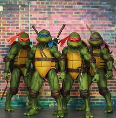 Michelangelo-Movie NECA Mutant Ninja Turtles 7″ Action Figure Statue Model Toy