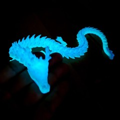 17.72inch 3D Printed Dragon Model,Articulated Animals figure,Toys Home Decor