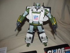 Gi Joe Transformers Kup COMPLETE Triple T Tank Figure Leatherneck Sgt. Slaughter
