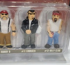 Set Of 3 Micro Icons Bikers Series 1 .All have magnetic feet 2000-2009 Original