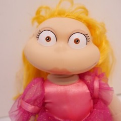 Vtg Angelica 12″ Doll Make-Up Pretty 1999 Rugrats Ballerina Princess Pink Mattel