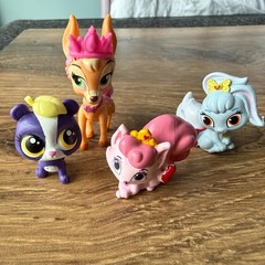 Disney Princess Palace Pets Figure Lot Meadow Beauty Blossom Pumpkin 4pc PVC Toy