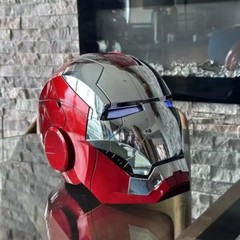 Autoking Iron Man Mask Mk5 1:1 Helmet Wearable Voice Touch Cosplay Props Jarvis