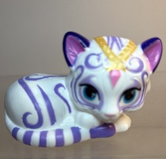 Nickelodeon Shimmer & Shine Nahal White Tiger Figure 3″ PVC Toy Made Indonesia