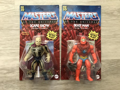motu mMasters of the Universe Origins Beast Man & scare glow unpunched NEW