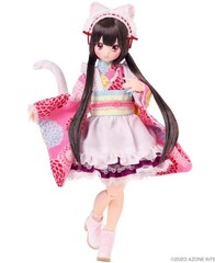 Pre-Sale Azone Sakashita Sakura 8.8In 1/6 Bjd Black New Year Action Figure Gift