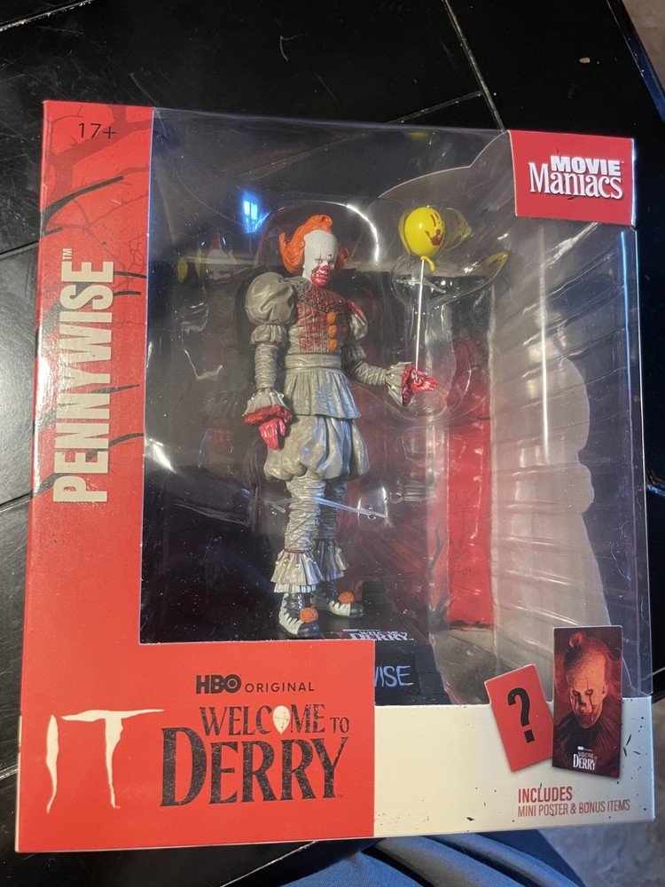 McFarlane Toys Pennywise Bloody (IT: Welcome to Derry) 6″ Movie Maniacs Bloody