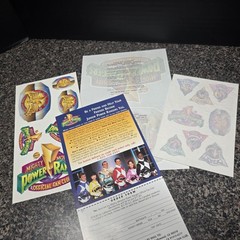 Vintage 1994 Mighty Morphin Power Rangers Official Fan Club Complete Welcome Kit