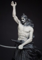 Jiong Studio VAGABOND Miyamoto Musashi 8in Statue Figure Model Painted Display