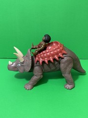 Triceratops & Brin Vintage Definitely Dinosaurs Complete Set 1987 Playskool