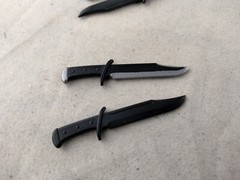 Over Sized Combat Knife 1:12 Scale Weapon Action Figure Accessory Force