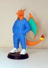 Streetwear Pokemon Figure 9” 3D Printed Collectible Choose Character