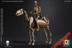 101TOYS ES031 1/12 Scale Pocket Monster Skeleton Skeleton Articulated Horse Set