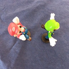 Mario Bros Mixed Lot Figures Yoshi Race Go Cart Peach Nintendo Jaks Loose Toys
