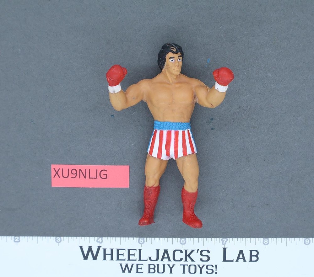 Rocky Balboa Eraser Winston Toy 1985 Vintage Action Figure