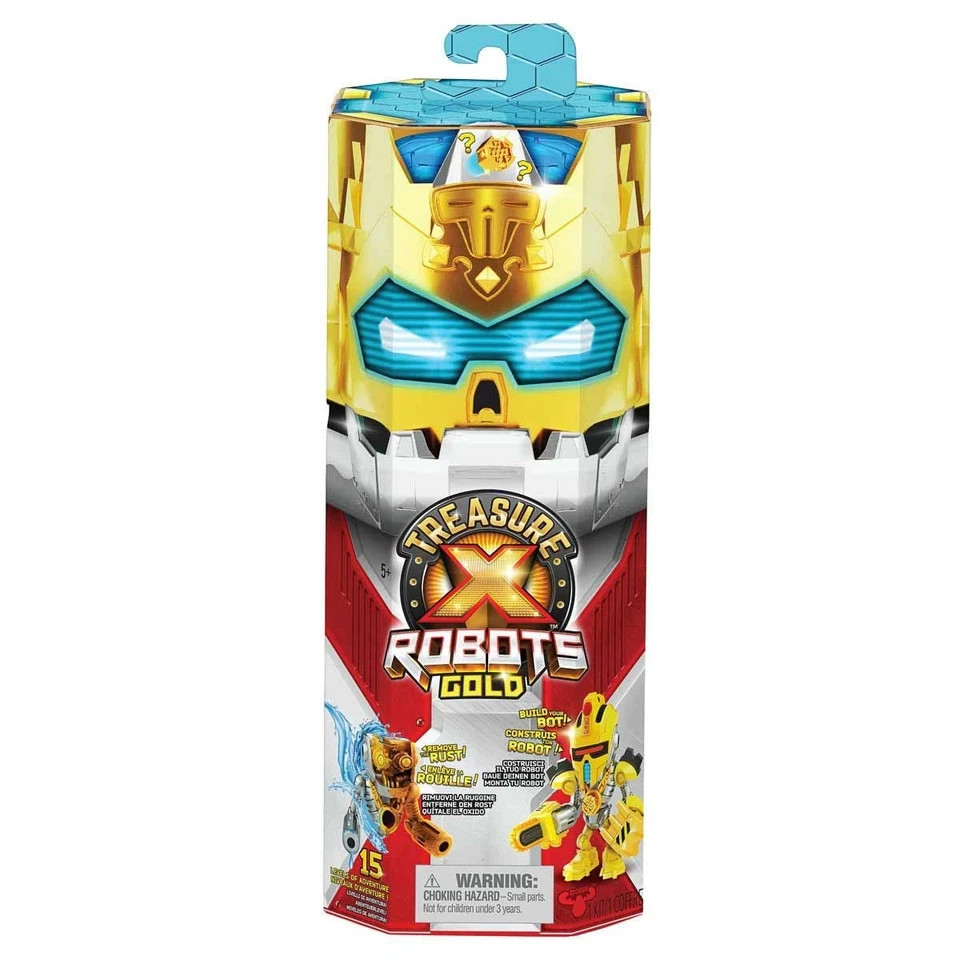 Treasure X Robots Gold Remove Build Discover 15 Levels NEW SEALED Moose Toys