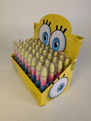 SpongeBob SquarePants Rocket Eraser Full Retail Box 36 Count Nickelodeon