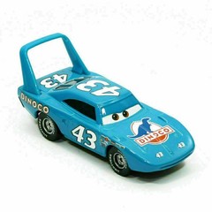 3Pcs Disney Pixar Car1 King & Lightning McQueen & Chick Hicks Model Car Toy Kid