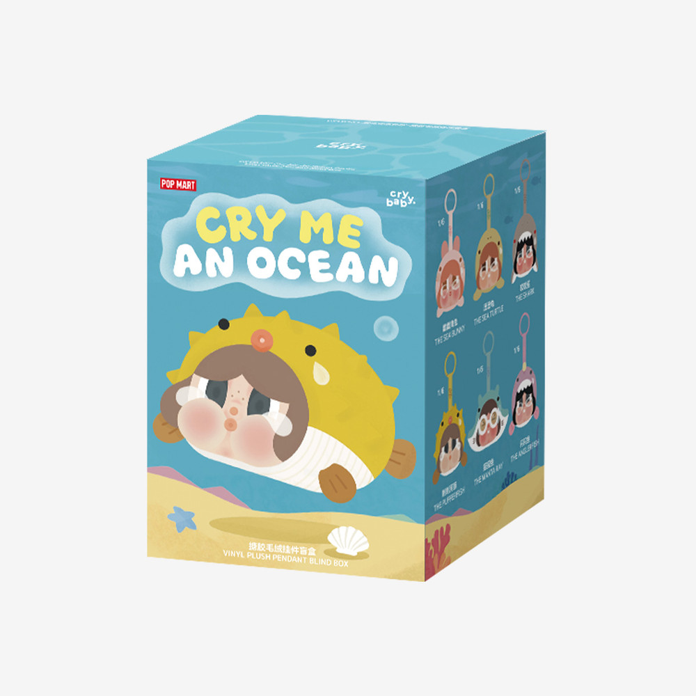 POP MART CRYBABY Cry Me An Ocean Series – Vinyl Plush Pendant – US FAST SHIPPING
