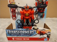 Transformers Earthspark Smash to Change Terran Twitch 4″ Action Figure@