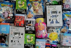 Toy Lot(12) Blind Bags,Tins, Random Rick & Morty-Marvel-Trolls- etc NEW.. Look!