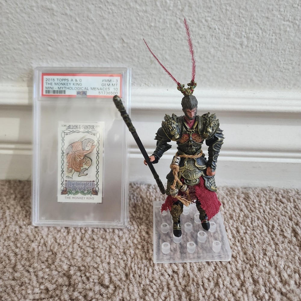 5″ Articulated Sun Wukong Action Figure + PSA 10 GEM MINT Monkey King Card Lot