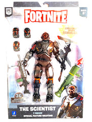 New FORTNITE The Scientist BRAWLERS 7″ ACTION FIGURE WEAPONS Jazwares, sealed
