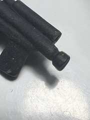 VINTAGE KENNER STAR WARS 1977 BLACK V2 IMPERIAL STORMTROOPER BLASTER GUN