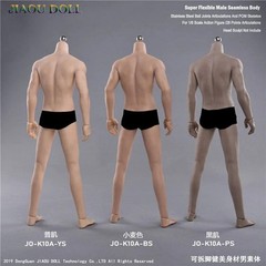 JIAOU DOLL 1/6 Male Rubber Seamless Body Lan Body Muscular 12″ Action Figure