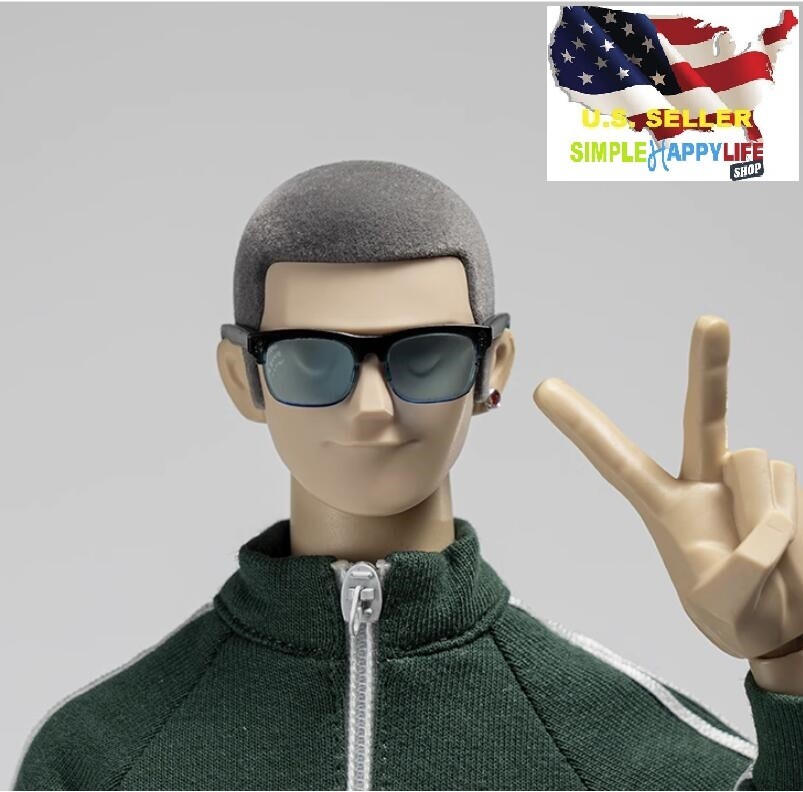 1/6 BLUE Sport sunglasses glasses for 12″ figure phicen hot toys ganghood ❶USA❶
